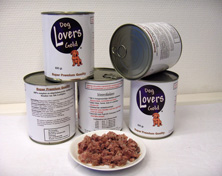 Dog Lovers Gold - Blikvoer rauwe vleesvoeding | Voerwijzer.com